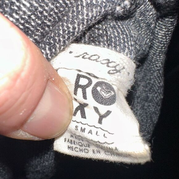 Roxy cowl beachy lightweight heathered cozy S sweatshirt - Picture 3 of 3